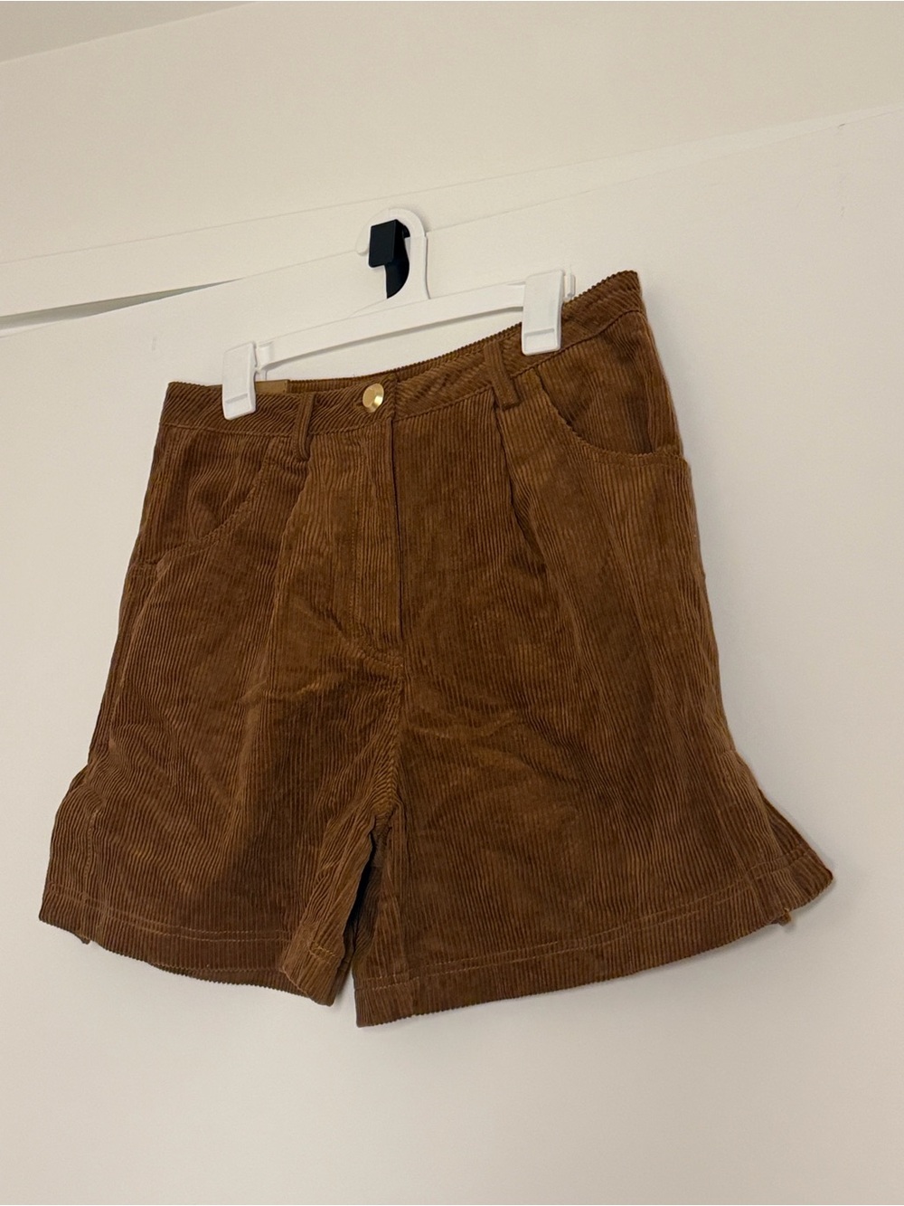 FARM Rio Corduroy Bermuda Shorts in Chestnut